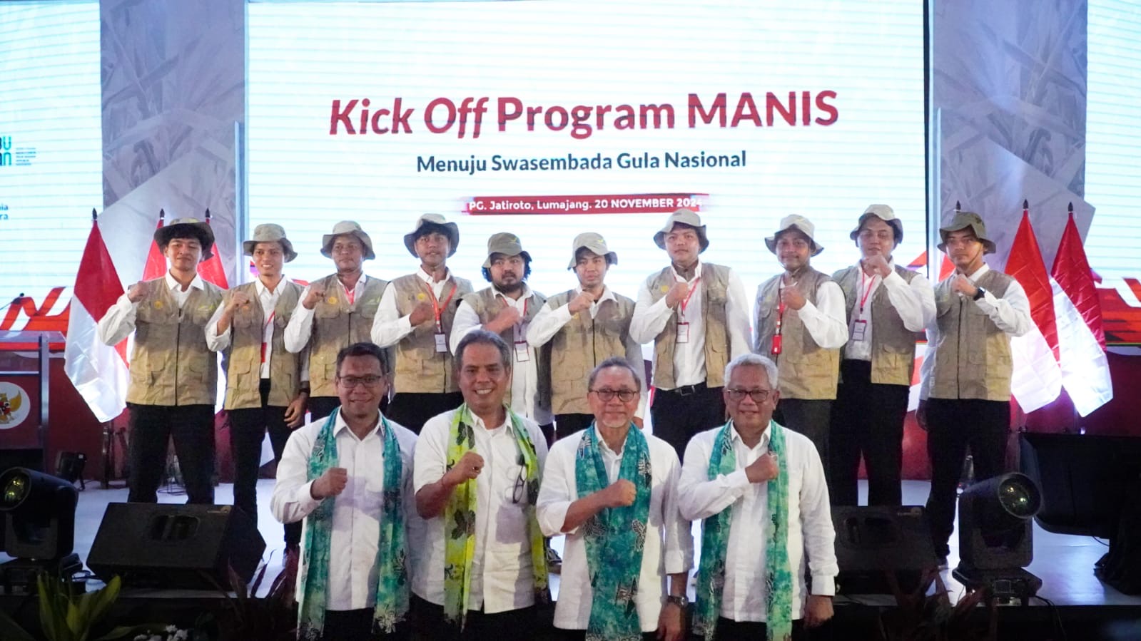 SGN Bersama Sejumlah Kementerian Gelar Kick off Program Manis Menuju Swasembada Gula Nasional