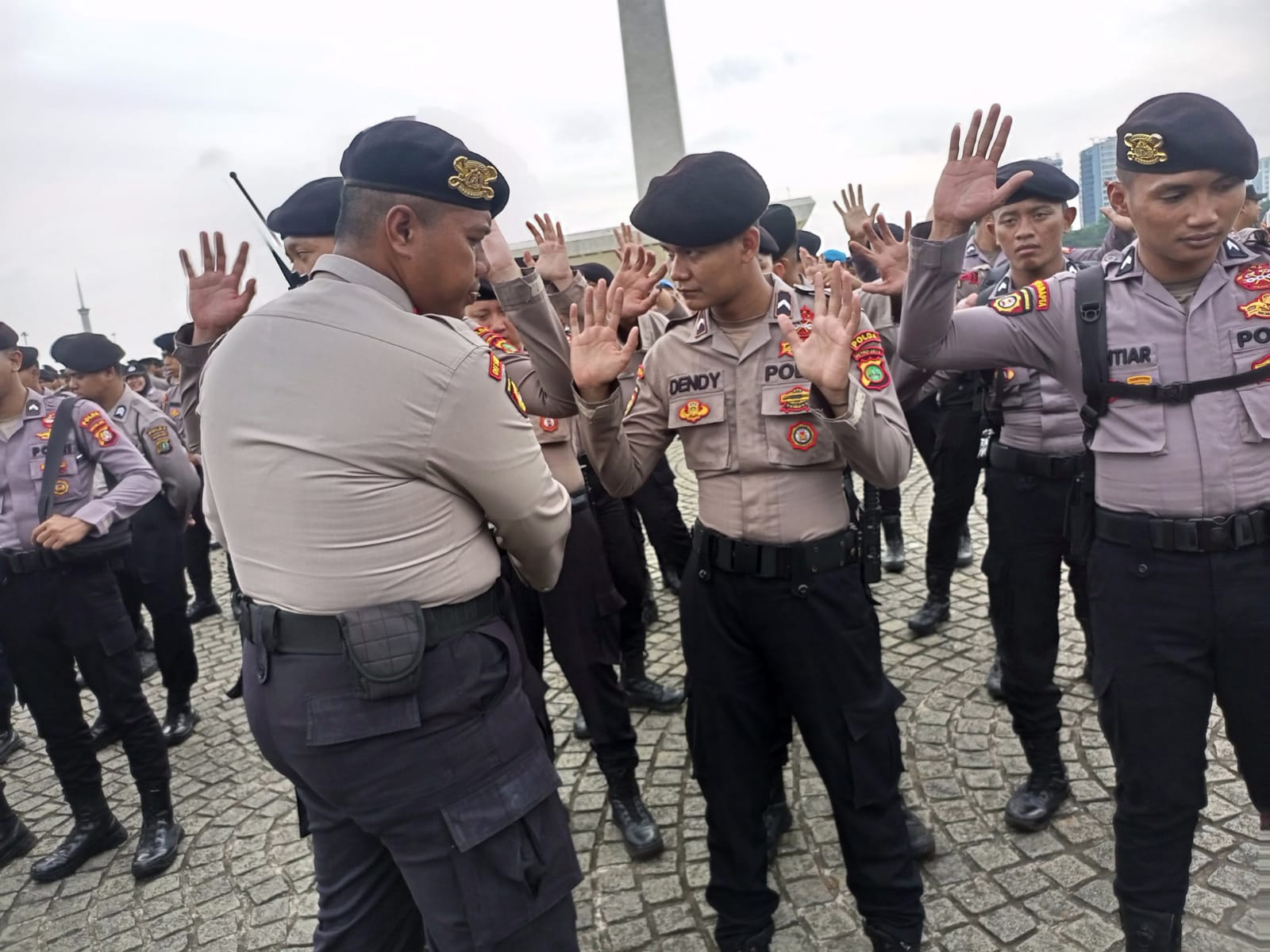 Polri Siagakan 2.460 Personel, Amankan Aksi Penyampaian Pendapat di Patung Kuda