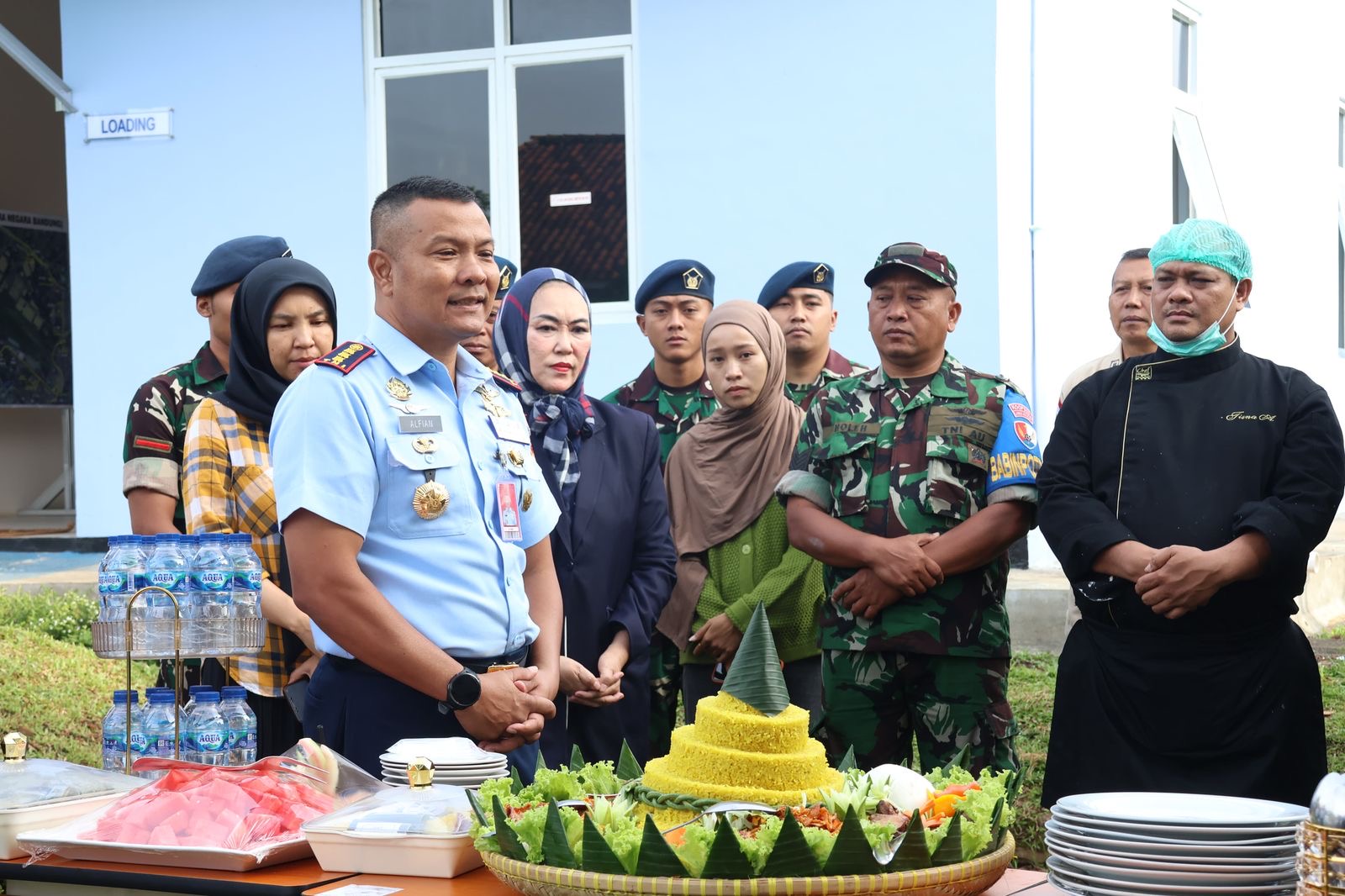 TNI AU Melalui Lanud Husein Sastranegara Dukung Program Pemerintah Pemenuhan Gizi Masyarakat