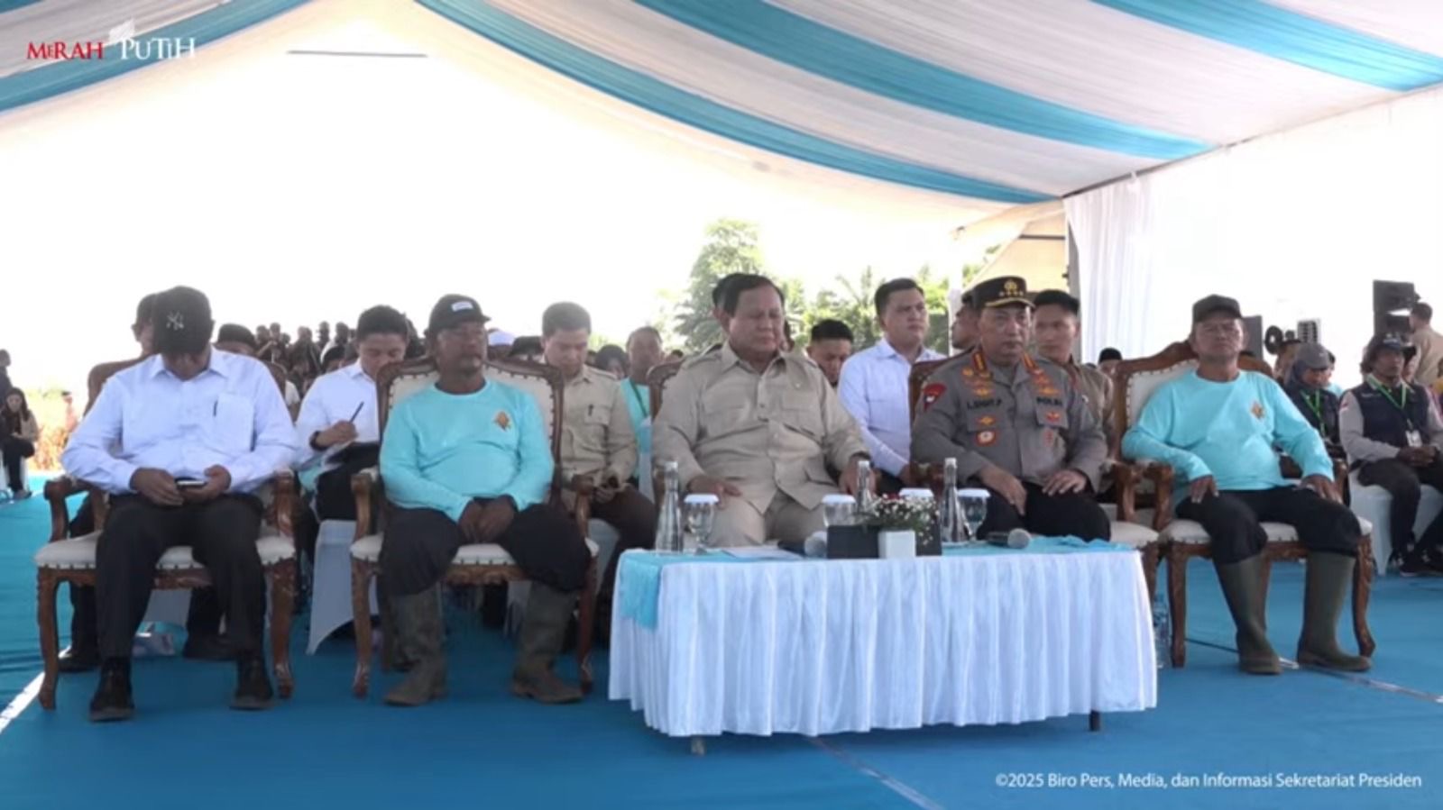 Kapolri Dampingi Presiden Panen Raya Jagung Kuartal II, Siap Wujudkan Kedaulatan Pangan Nasional