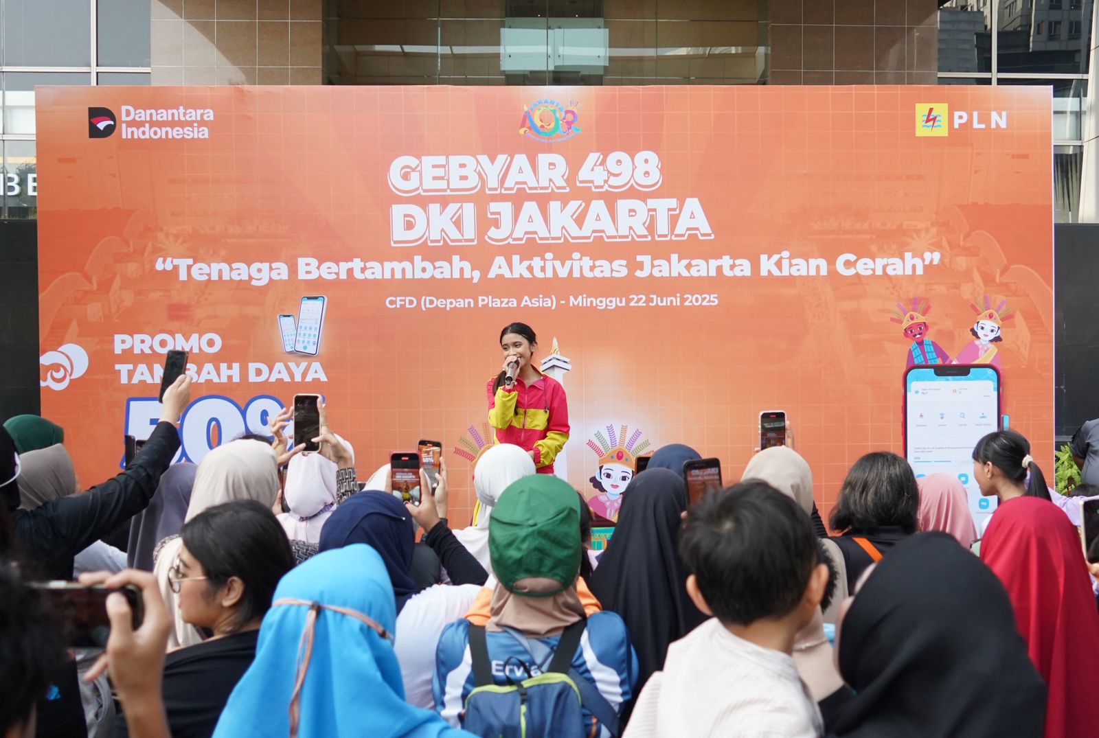 Ribuan Pengunjung CFD Padati PLN Gebyar 498 DKI Jakarta Ribuan Pengunjung CFD Padati PLN Gebyar 498 DKI Jakarta