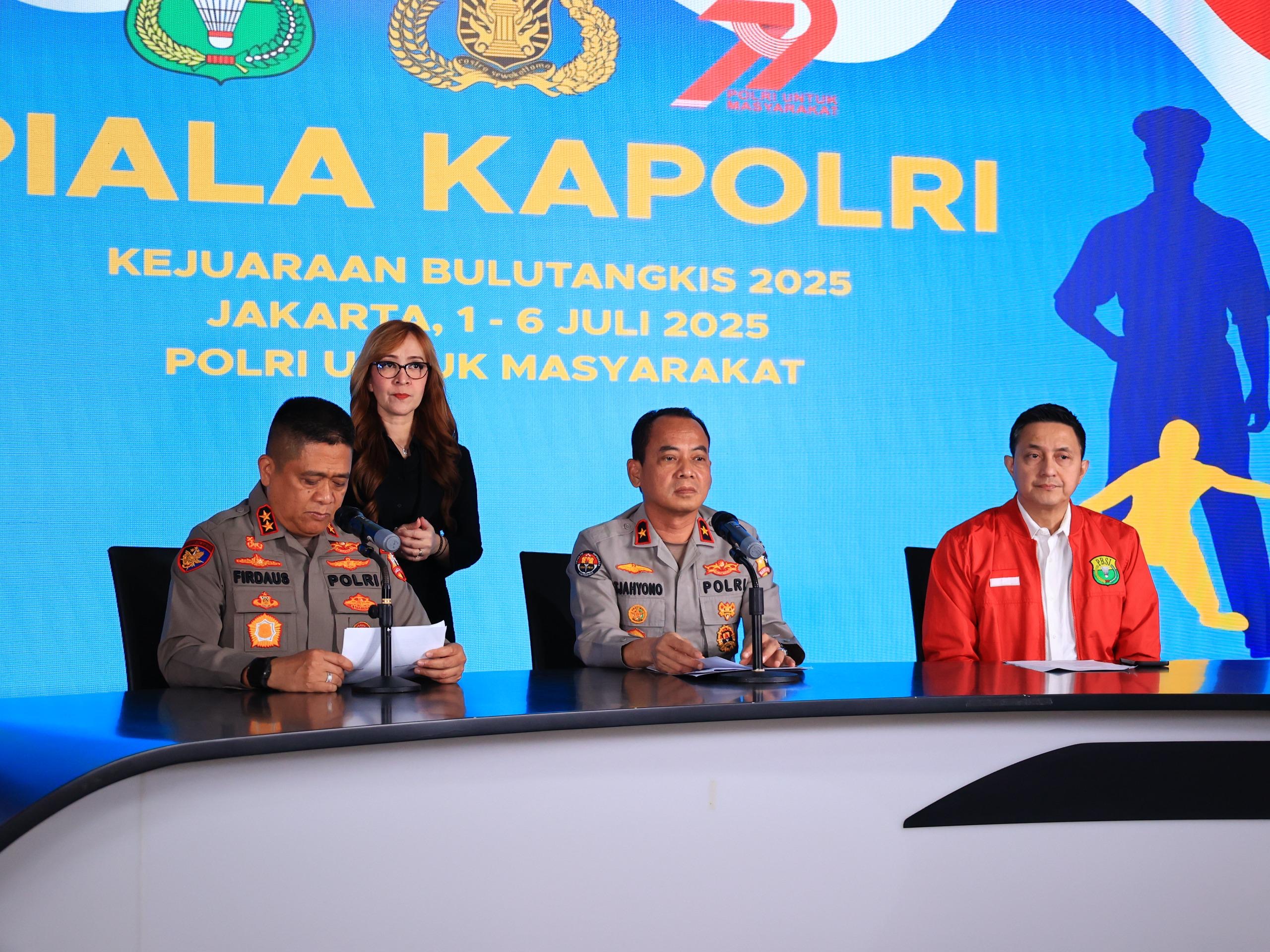 Kapolri Cup 2025 Siap Digelar, 547 Peserta Siap Berlaga di Kejuaraan Bulu Tangkis dalam Rangka Hari Bhayangkara ke-79 Kapolri Cup 2025 Siap Digelar, 547 Peserta Siap Berlaga di Kejuaraan Bulu Tangkis dalam Rangka Hari Bhayangkara ke-79