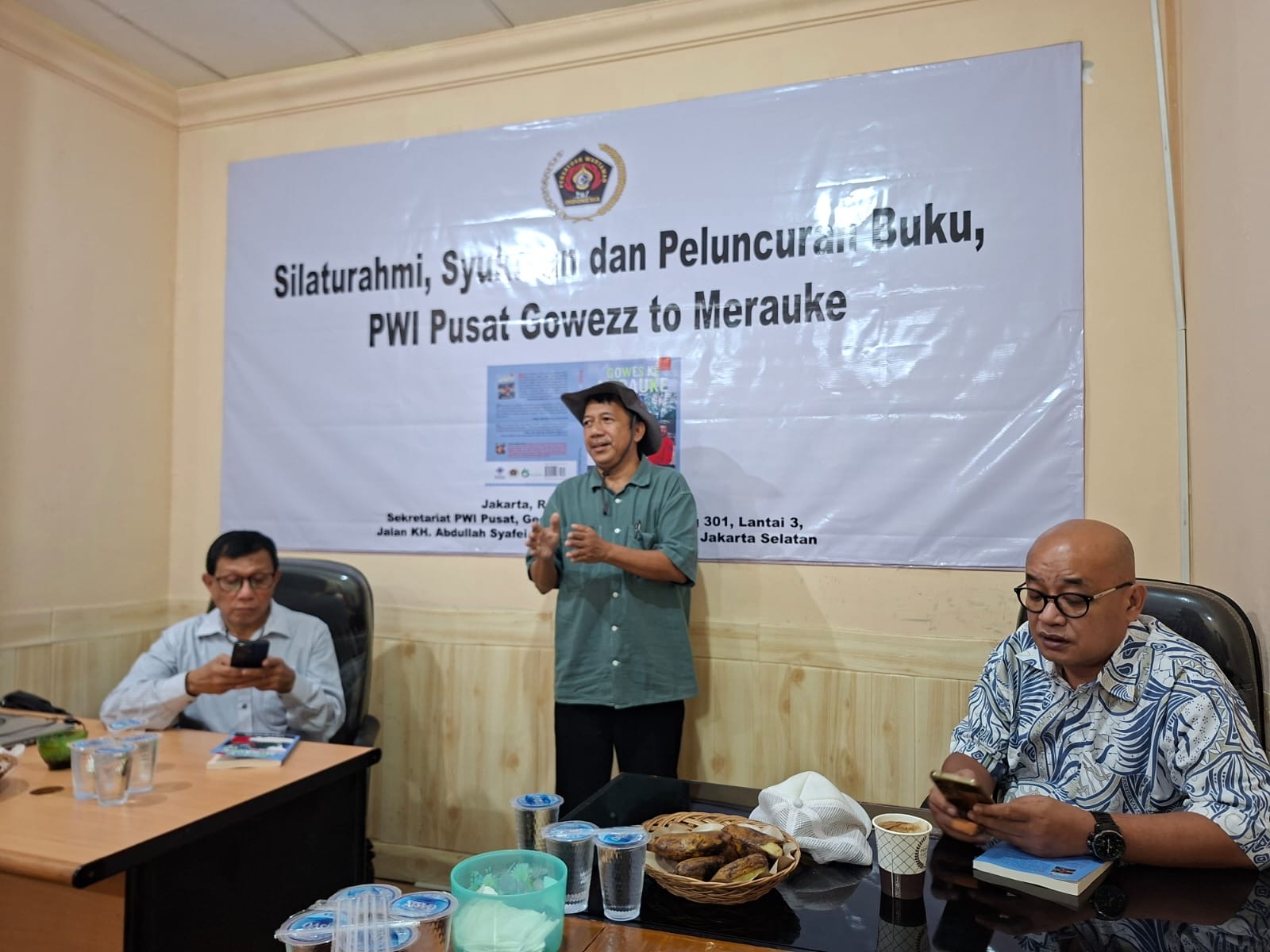 Selesaikan Gowess ke Merauke Taufik Abriansyah Melapor ke PWI Pusat Selesaikan Gowess ke Merauke Taufik Abriansyah Melapor ke PWI Pusat