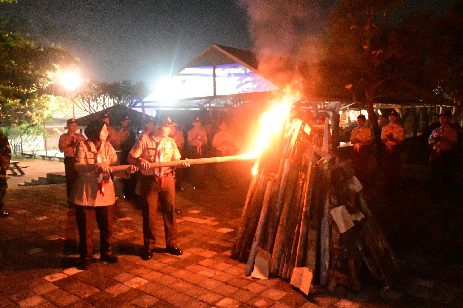 Saka Dirgantara Husein Sastranegara Latih Kedisiplinan dan Kebangsaan Lewat Perkemahan Saka Dirgantara Husein Sastranegara Latih Kedisiplinan dan Kebangsaan Lewat Perkemahan