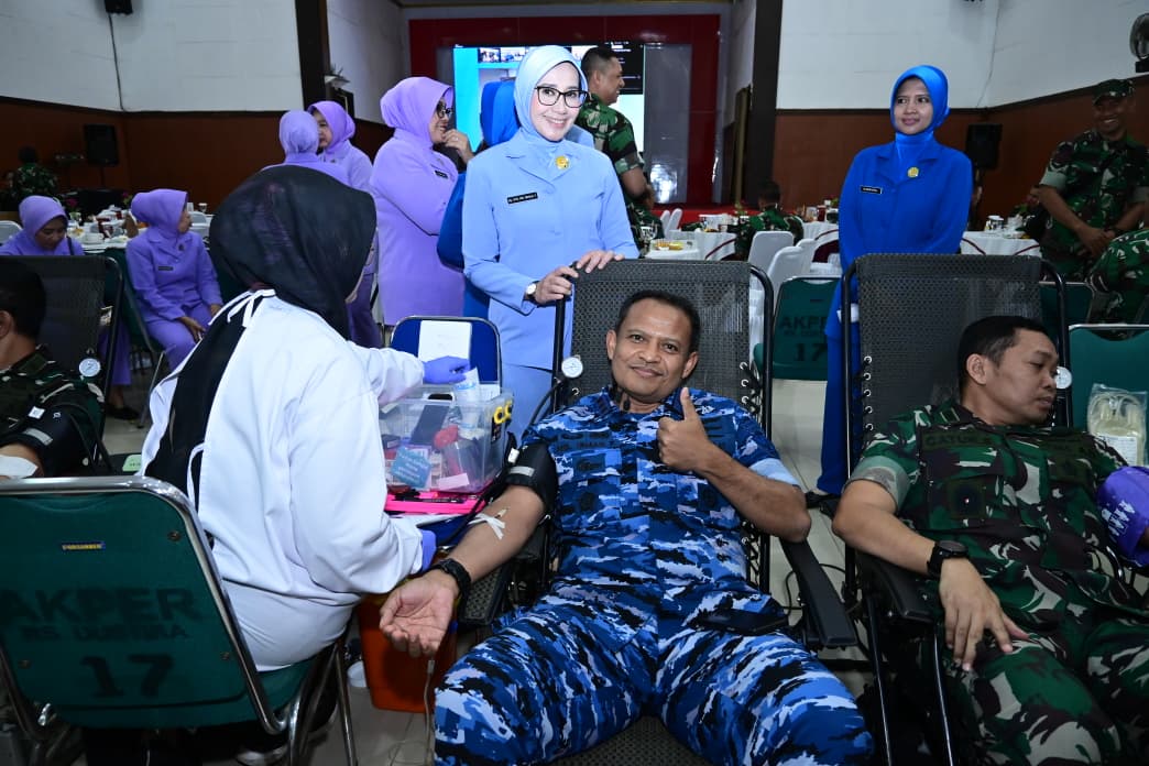 TNI Hadir untuk Rakyat, Lanud Husein Sastranegara Gelar Baksos Kesehatan Sambut HUT ke-80