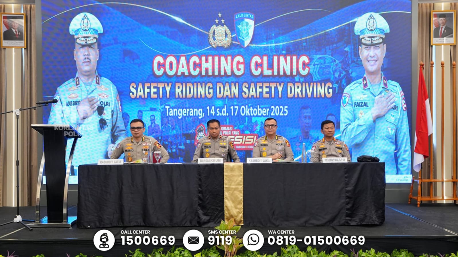 Pelatihan Coaching Clinic Safety Riding dan Safety Driving, Dirgakkum Tingkatkan Kompetensi Profesionalisme dan Humanis Anggota PJR Pelatihan Coaching Clinic Safety Riding dan Safety Driving, Dirgakkum Tingkatkan Kompetensi Profesionalisme dan Humanis Anggota PJR