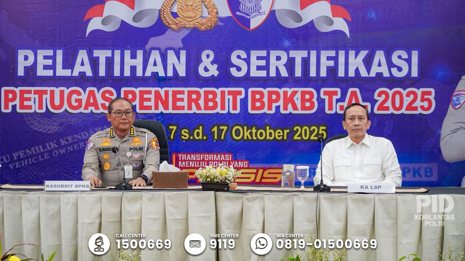 Korlantas Polri Siapkan SDM Unggul Hadapi Era BPKB Elektronik Korlantas Polri Siapkan SDM Unggul Hadapi Era BPKB Elektronik