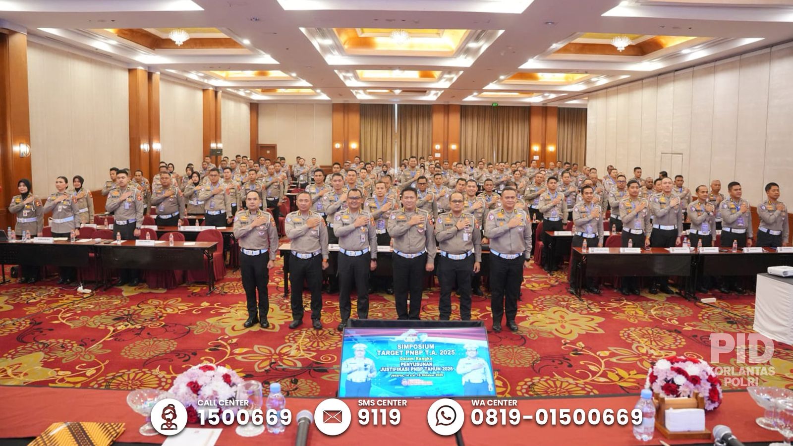 Korlantas Polri Gelar Simposium Target PNBP 2025, Dorong Layanan Publik yang Inovatif & Terintegrasi Korlantas Polri Gelar Simposium Target PNBP 2025, Dorong Layanan Publik yang Inovatif & Terintegrasi