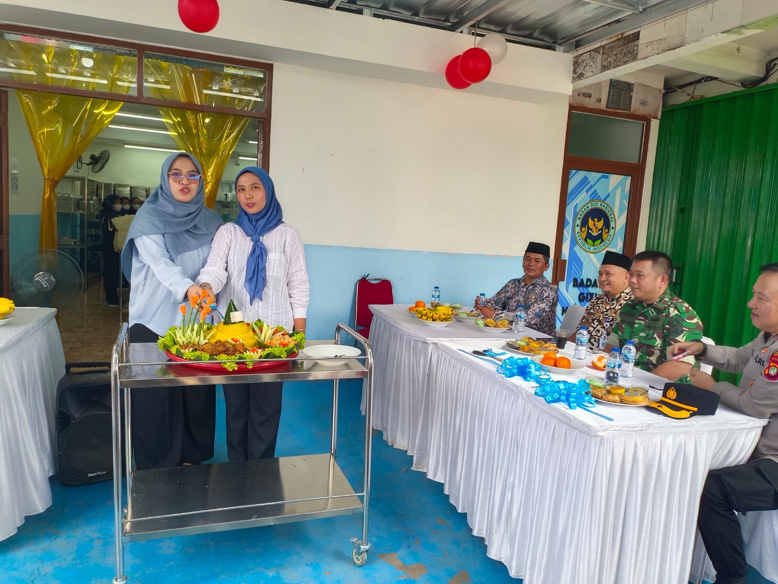 Danramil 07/Limo Tandibura Hadiri Pembukaan Dapur SPPG Limo 2 untuk Pemenuhan Gizi Warga