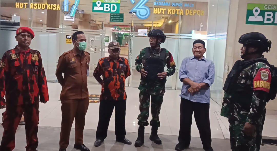 Tingkatkan Keamanan, Personel Koramil 05/Sawangan Sisir BSSN, PLN, dan RSUD Menggunakan Randis Taktis Tingkatkan Keamanan, Personel Koramil 05/Sawangan Sisir BSSN, PLN, dan RSUD Menggunakan Randis Taktis