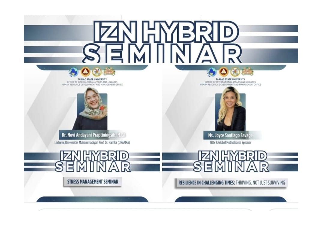 Perkuat Kolaborasi ASEAN, Dosen UHAMKA Jadi Invited Speaker Internasional di Tarlac State University Filipina Sepanjang 2025 Perkuat Kolaborasi ASEAN, Dosen UHAMKA Jadi Invited Speaker Internasional di Tarlac State University Filipina Sepanjang 2025