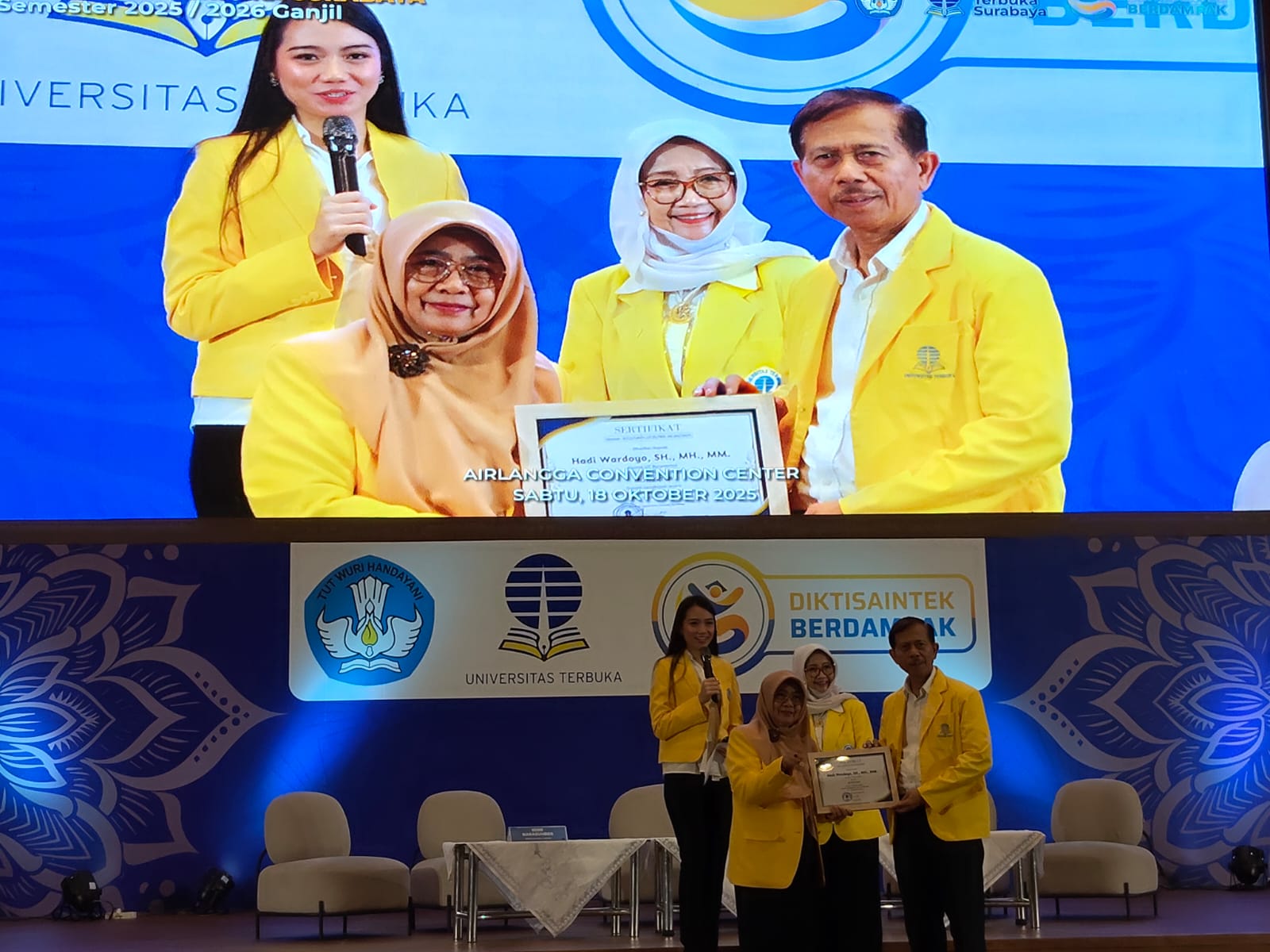 Pondasi Sukses: Hadi Wardoyo Ajak Mahasiswa UT Surabaya Pegang Teguh Kejujuran