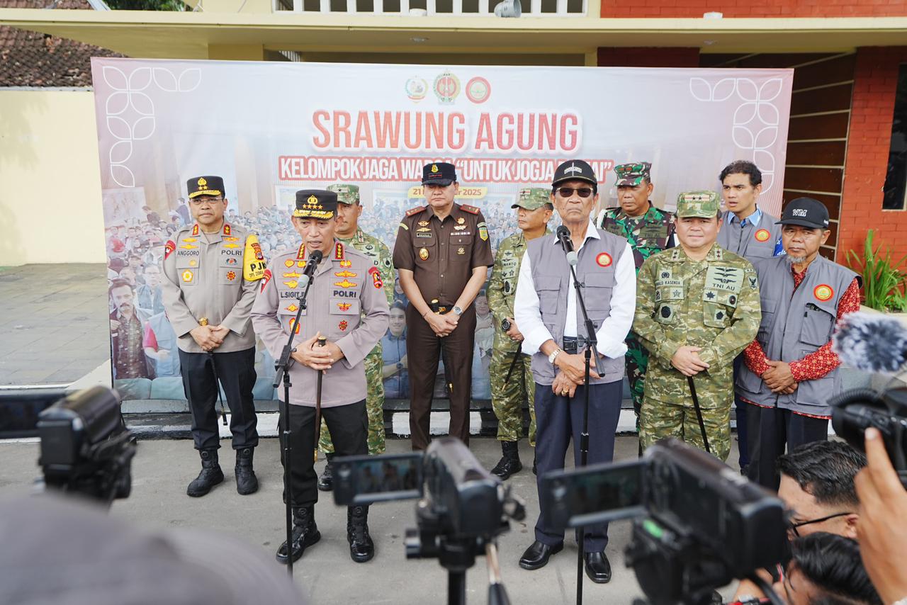 Hadiri Apel Srawung Agung di DIY, Kapolri: Sinergi dengan Warga Jaga Keteraturan Sosial