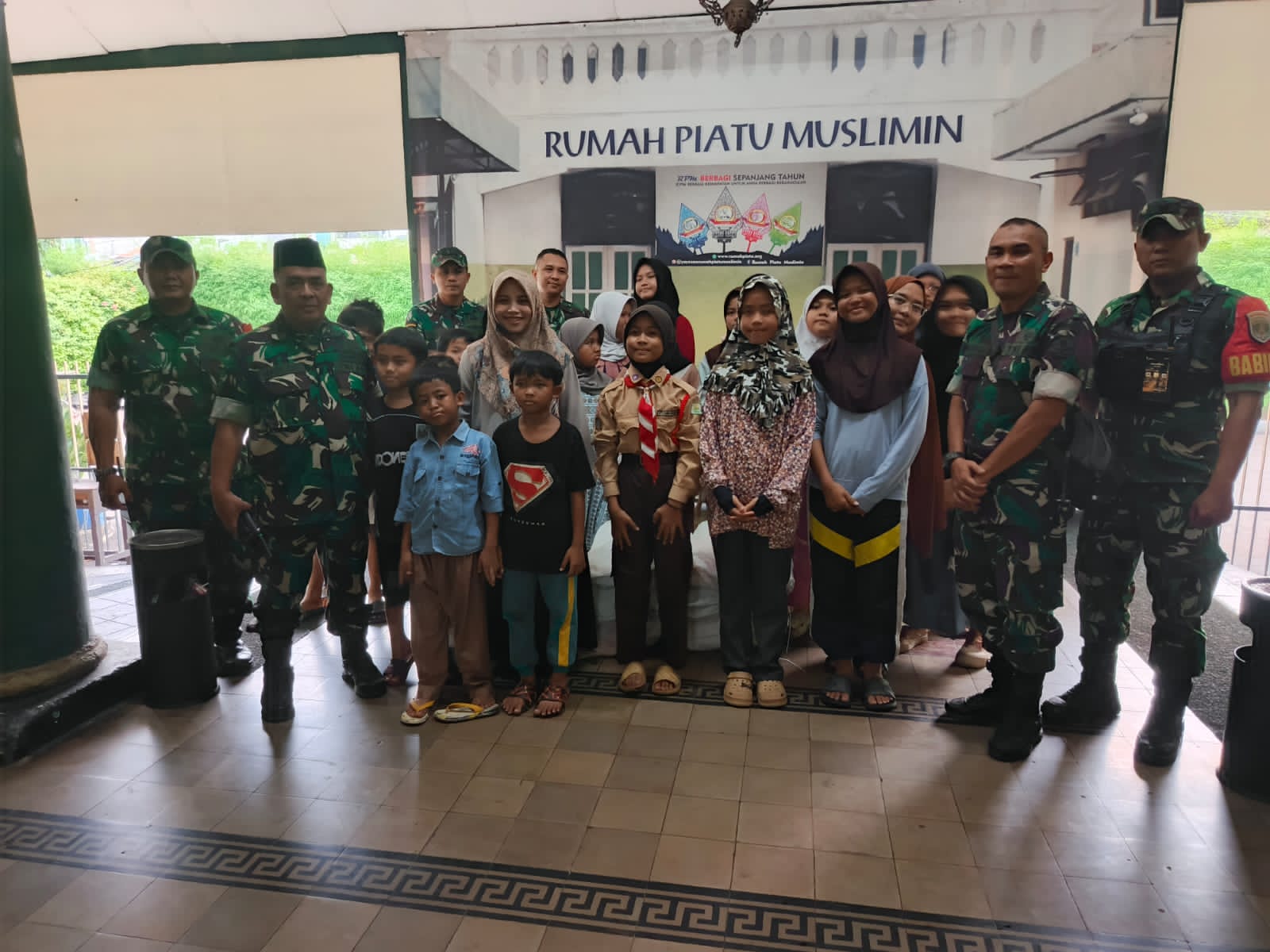 Kodim 0501/Jakarta Pusat Tetap Melaksanakan Kegiatan Cinta Anak Yatim Piatu
