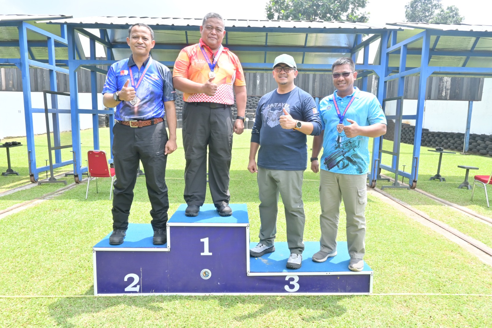 Danlanud Husein Sastranegara Cup 2025 Pacu Prestasi Atlet pada Kejurnas Menembak Reaksi AAIPSC Level II