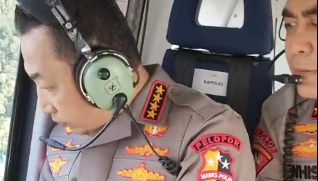 Kapolri dan Ketua Umum Bhayangkari Tinjau Udara Dampak Banjir Longsor Sumut, Pastikan Percepatan Bantuan untuk Warga