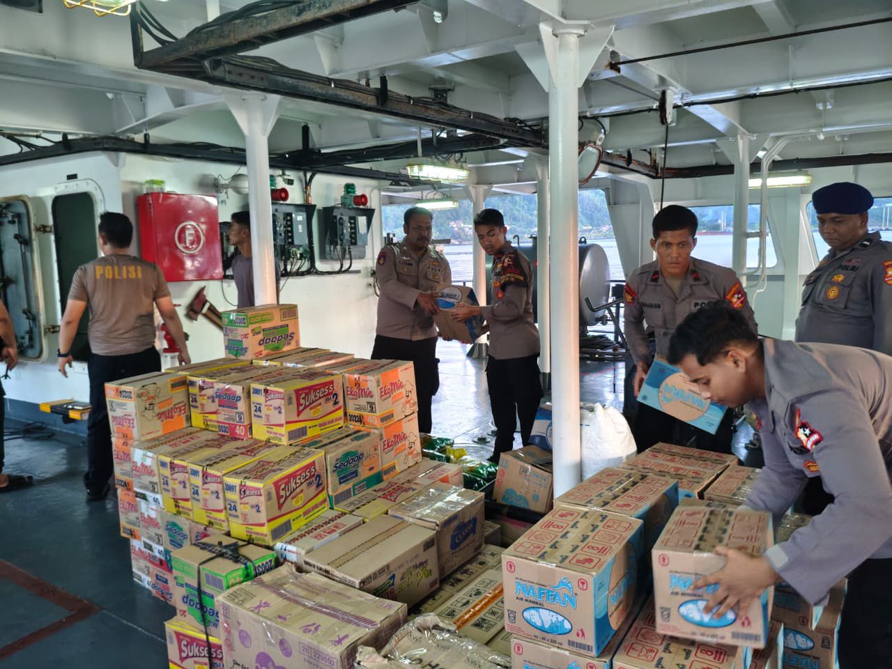 Polres Sabang Lepas Bantuan Kemanusiaan untuk Korban Banjir dan Longsor di Aceh