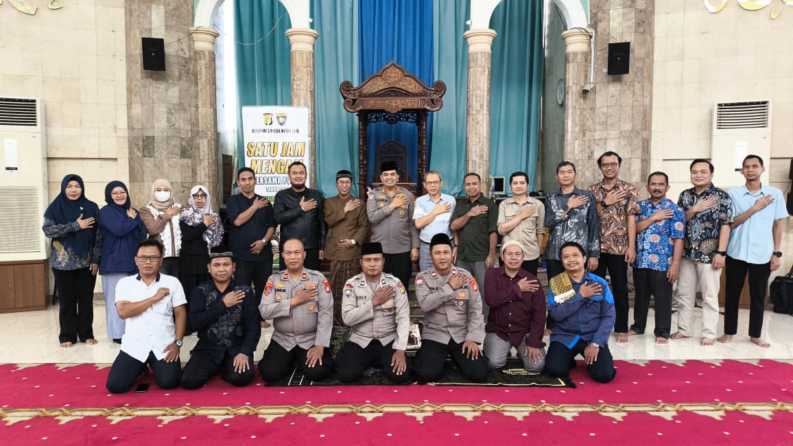 Polda Metro Jaya Gelar Satu Jam Mengaji Bersama Polisi di UMB, Perkuat Program Jaga Jakarta Lewat Pendekatan Keagamaan Polda Metro Jaya Gelar Satu Jam Mengaji Bersama Polisi di UMB, Perkuat Program Jaga Jakarta Lewat Pendekatan Keagamaan