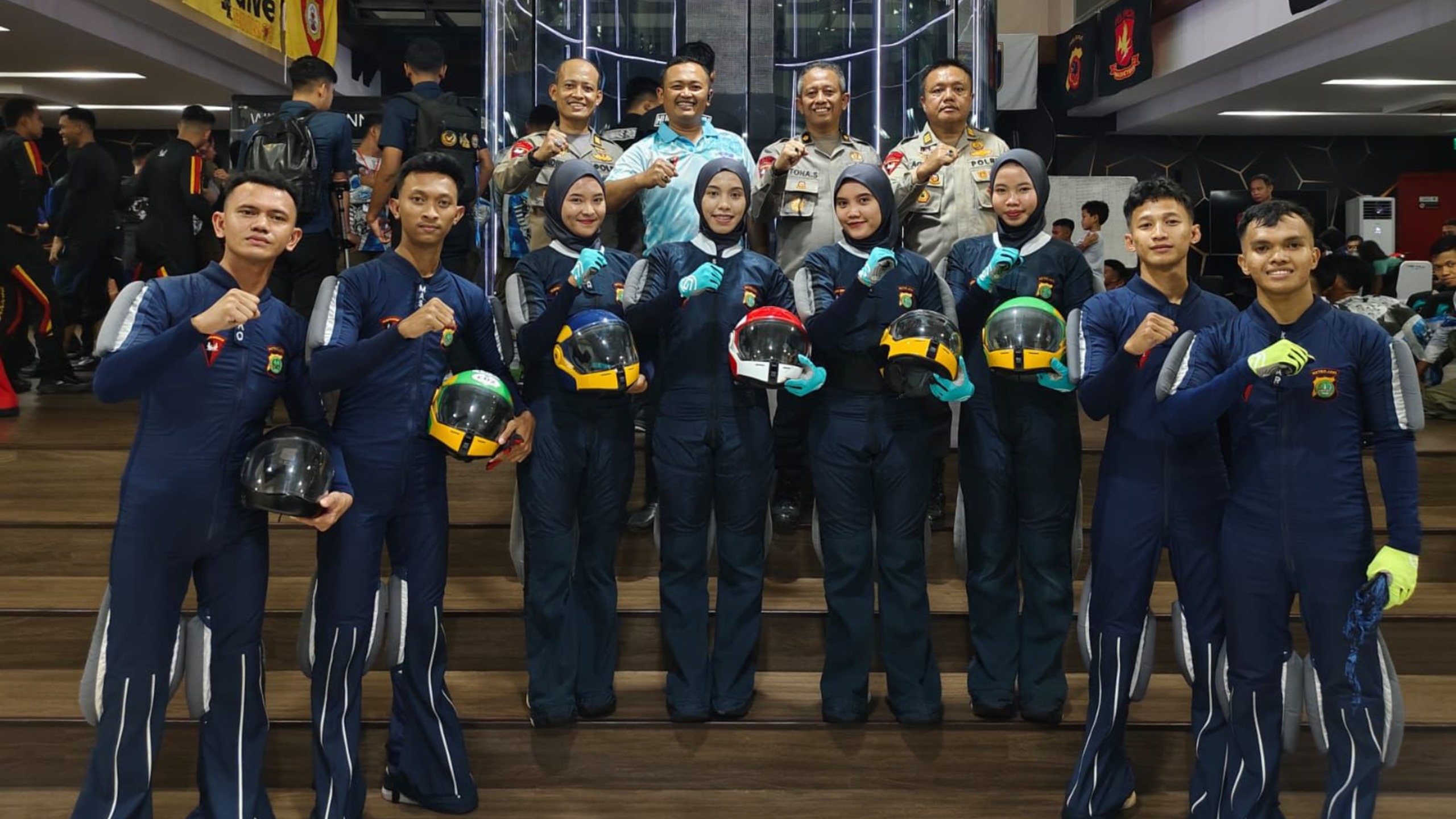 Brimob Polda Metro Jaya Torehkan Prestasi Gemilang di Kejurnas Indoor Skydiving Dankorbrimob Cup II – 2025