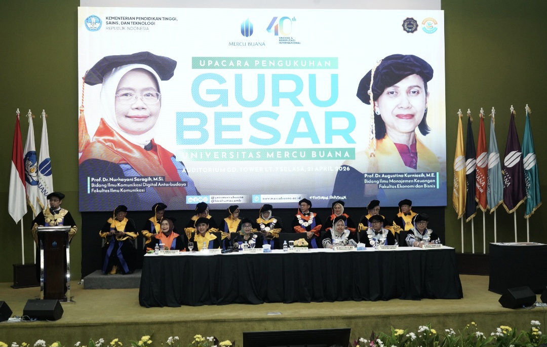 Mercu Buana Kukuhkan Dua Guru Besar Perempuan di Hari Kartini